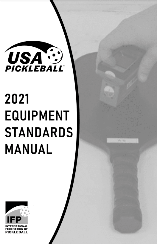 Official Pickleball Equipment Standards Manual Download